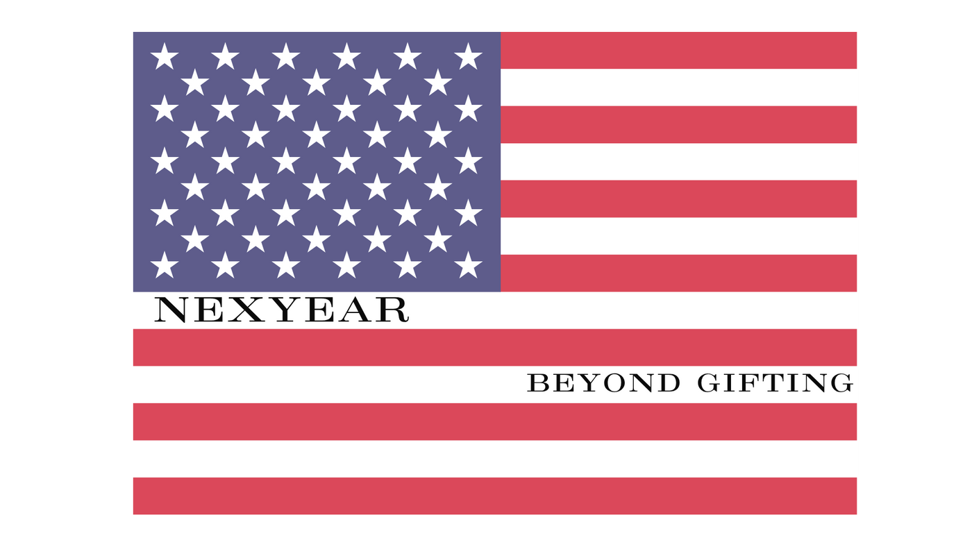 NexYear Beyond Gifting American flag